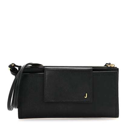 Jacquemus Calfskin Le Pichoto Shoulder Bag Black 1 of 11