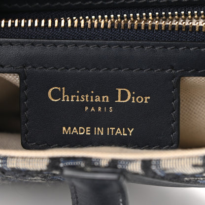 Christian Dior Oblique Saddle Bag Blue 6 of 10