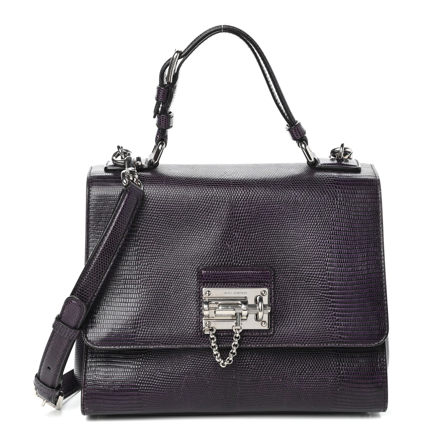 Lizard Calfskin Embossed Medium Monica Tote