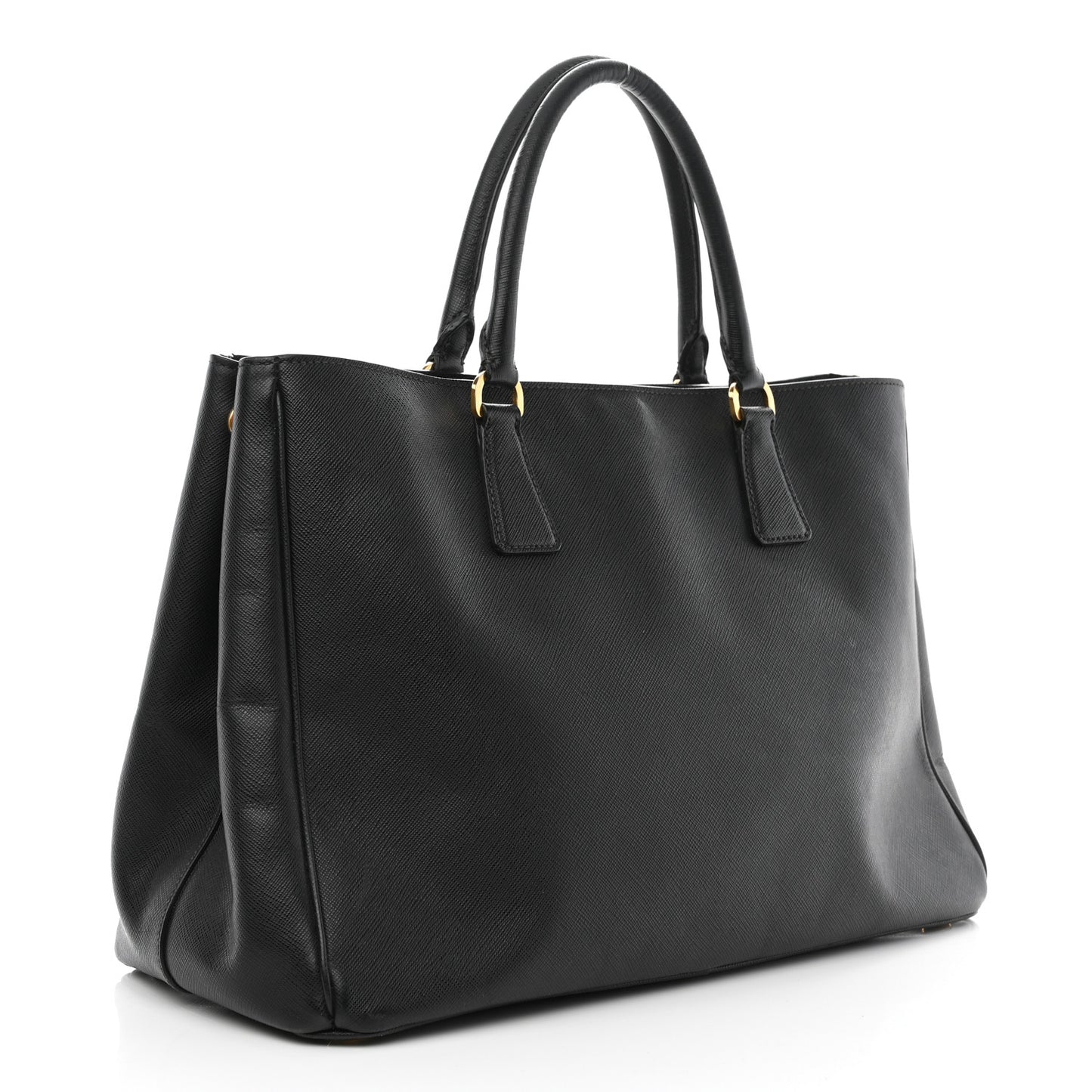 Saffiano Lux Large Tote Black