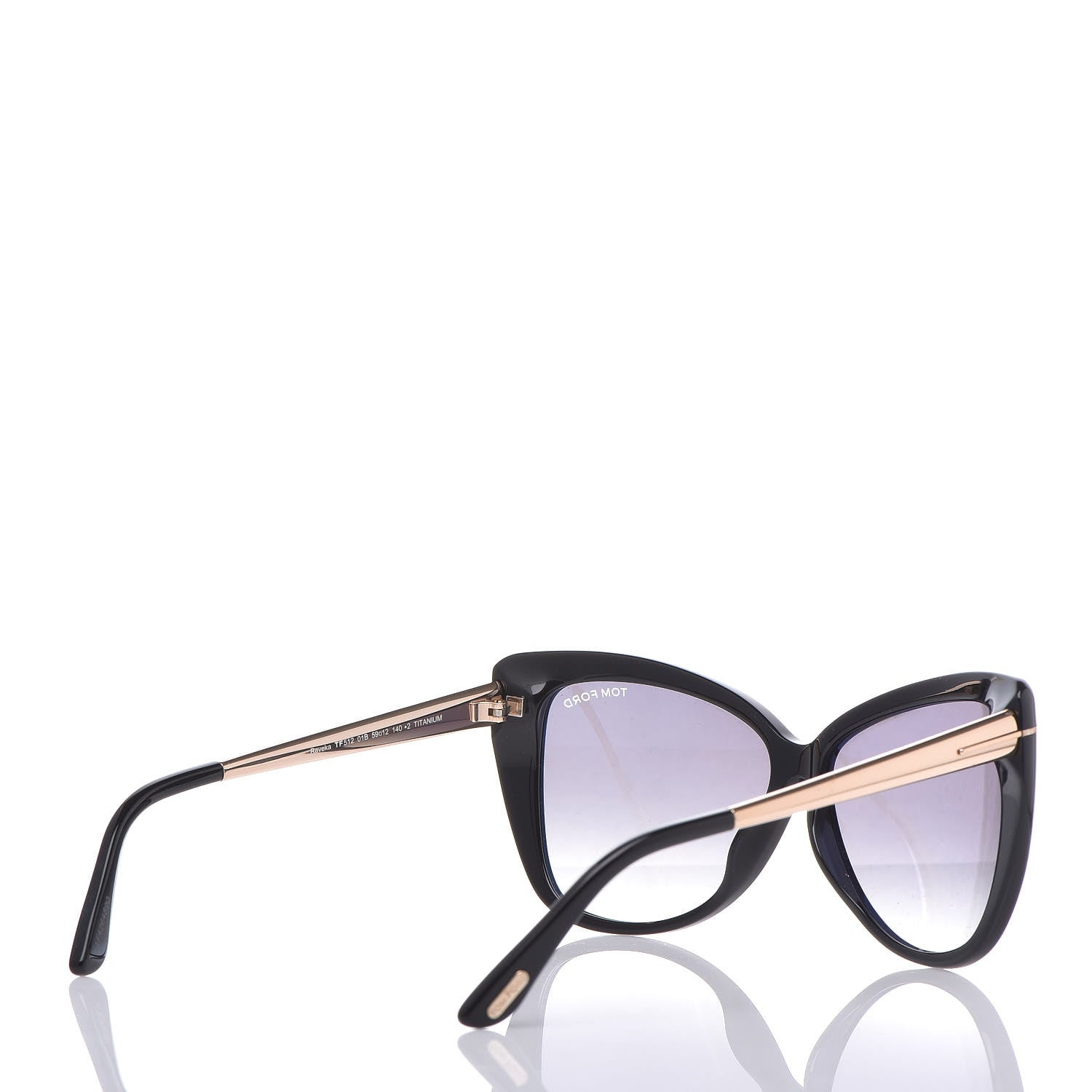 Tom Ford Reveka TF512 Sunglasses Black 4 of 7