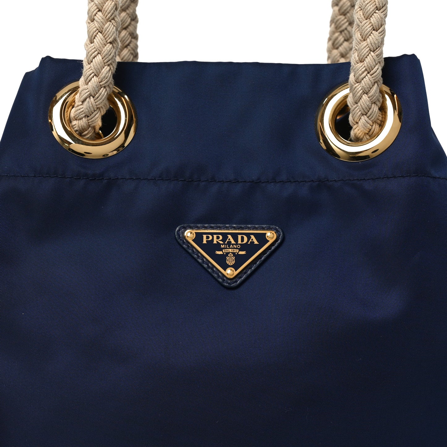 Re-Nylon Triangle Mariner Bucket Bag Baltico