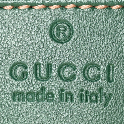 Gucci Calfskin Matelasse Small GG Marmont Chain Shoulder Bag Emerald Green 6 of 10