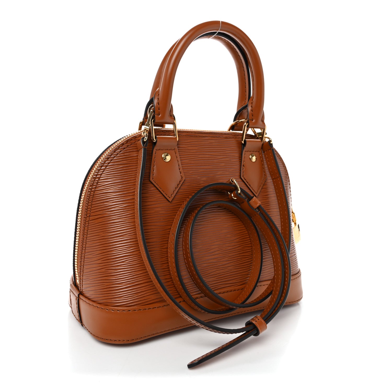 Louis Vuitton Epi Alma BB Tan 3 of 9