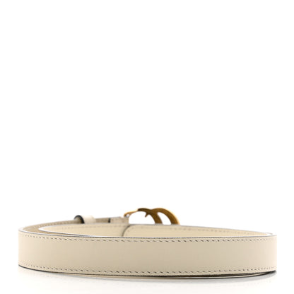 Gucci Calfskin Double G 20mm Belt 75 30 Mystic White 2 of 5
