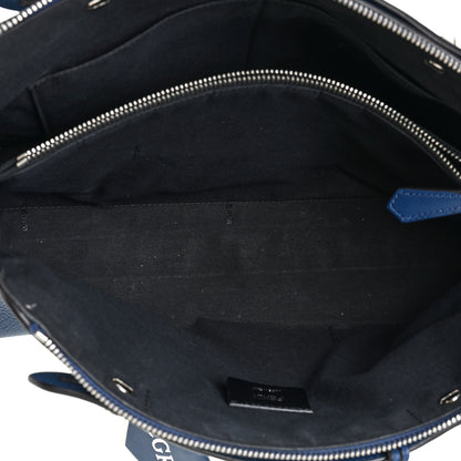 Fendi Vitello Dolce Marmol Large By The Way Boston Bag Blue 5 of 23