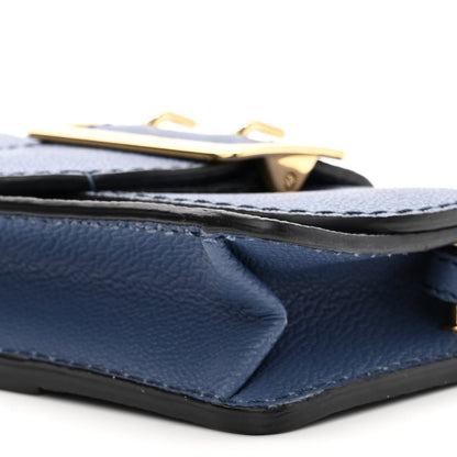 Burberry Soft Grain Calfskin Mini Phone Bag Steel Blue 9 of 9