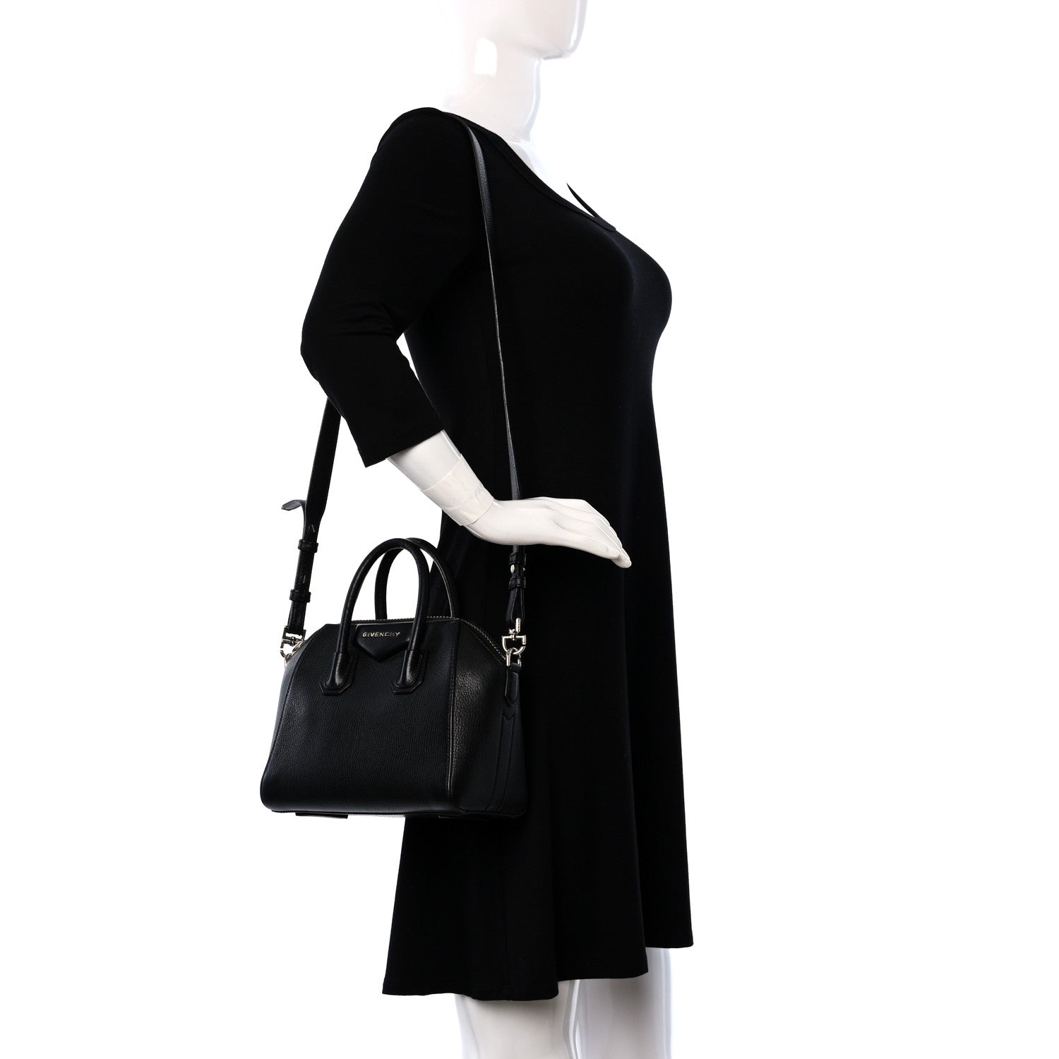 Givenchy Sugar Goatskin Mini Antigona Black 2 of 11