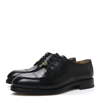 Gucci Calfskin Mens Whipstitch Oxfords 11 Black 4 of 11