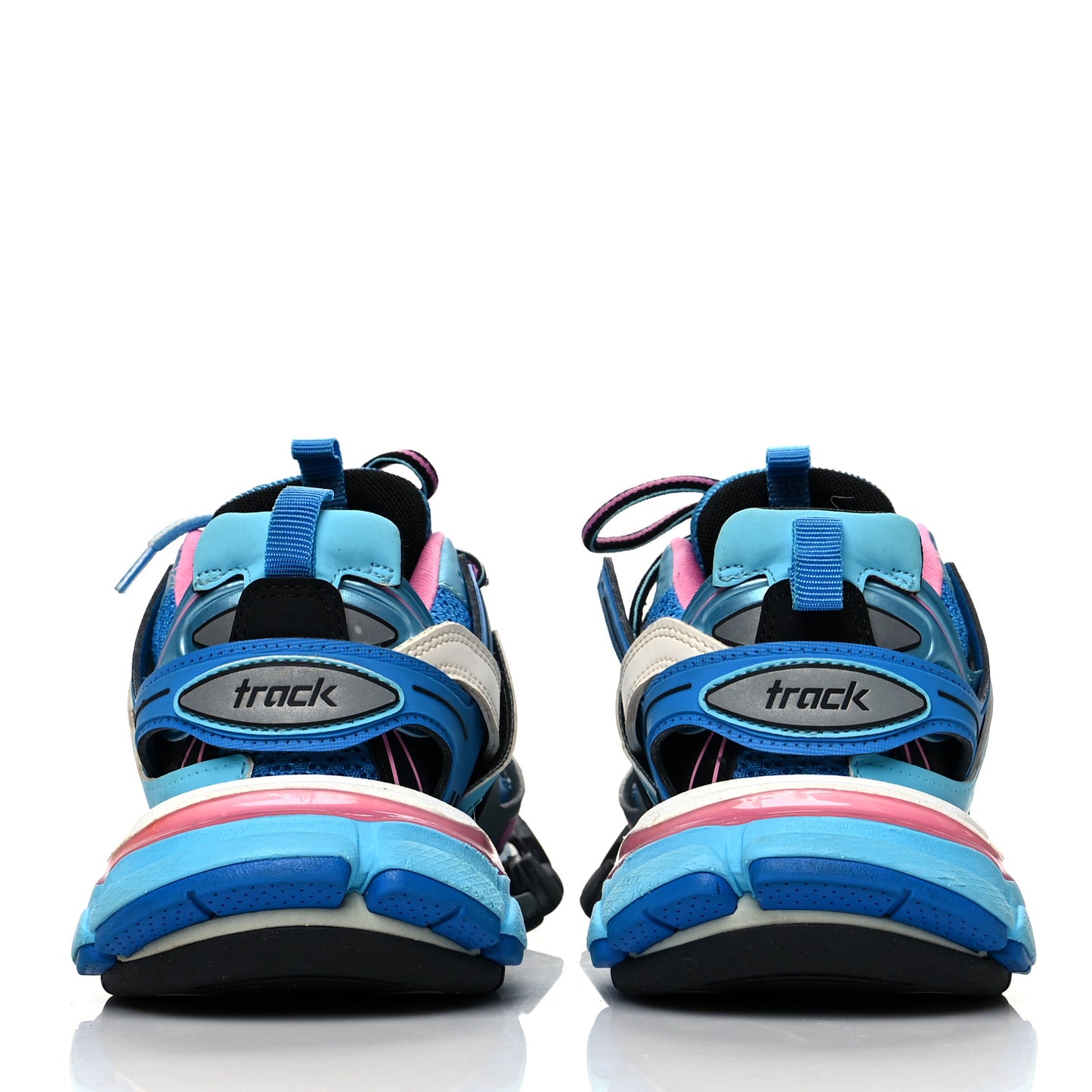 Mesh Nylon Womens Track Sneakers 36 Blue Black