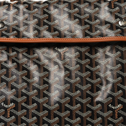 Goyard Goyardine Saint Leger Soft Briefcase Backpack Black Gold 7 of 9
