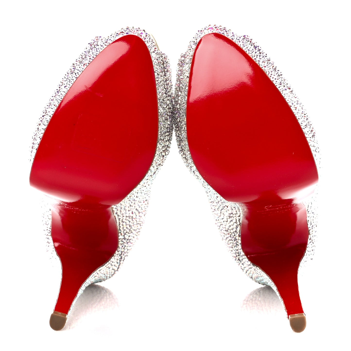 Suede Metallic Strass Lady Peep 150 Pumps 37.5 Aurora Borea