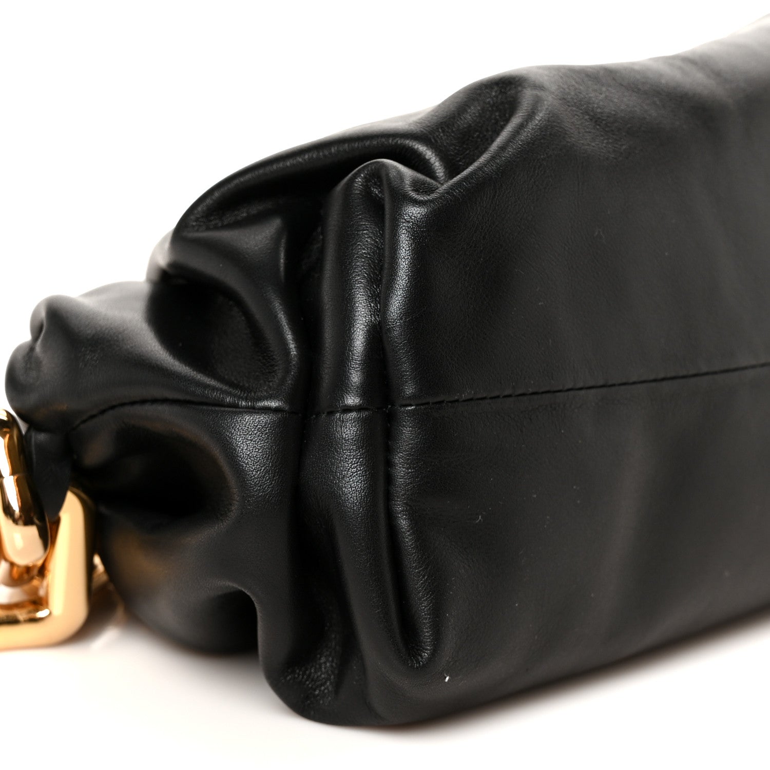 Bottega Veneta Calfskin The Pouch Chain Black 10 of 11