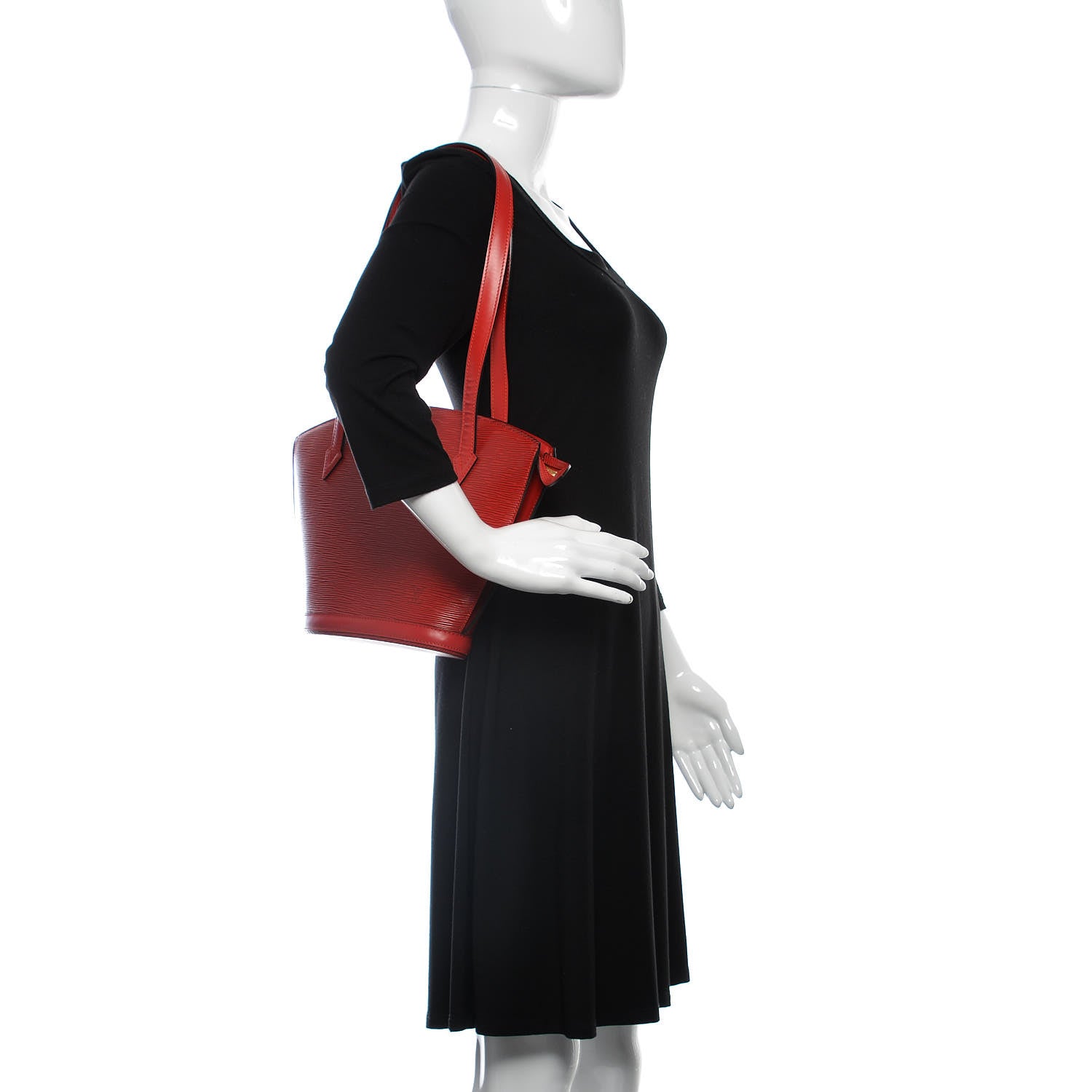 Louis Vuitton Epi Saint Jacques PM Castillan Red 2 of 8