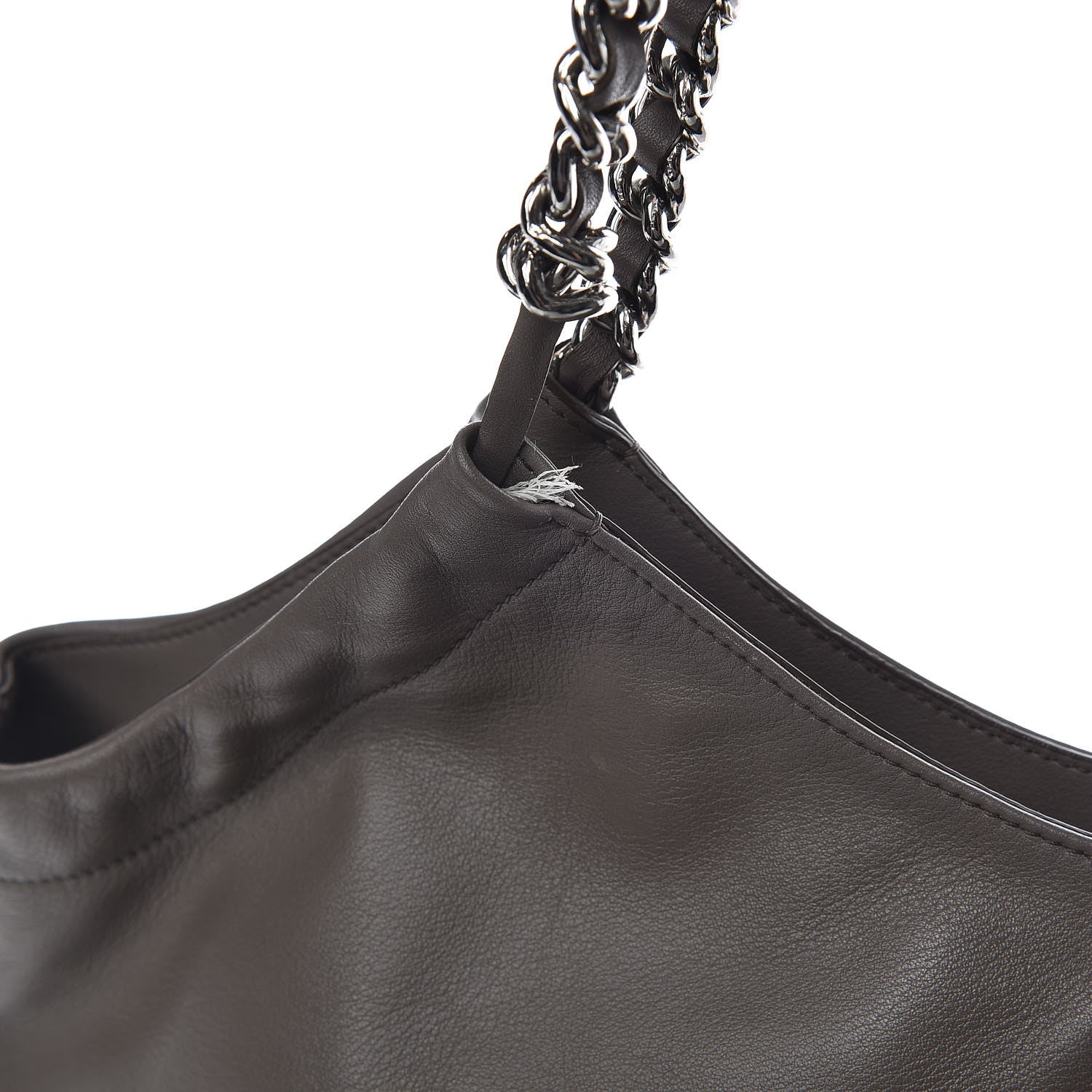 Prada Soft Calf Chain Tote Bambu 7 of 10