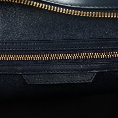 Celine Smooth Calfskin Mini Luggage Navy Blue 6 of 8