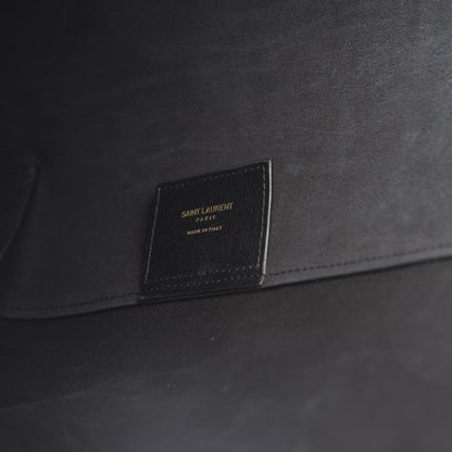 Saint Laurent Calfskin Large Shopping Tote Black 6 of 9