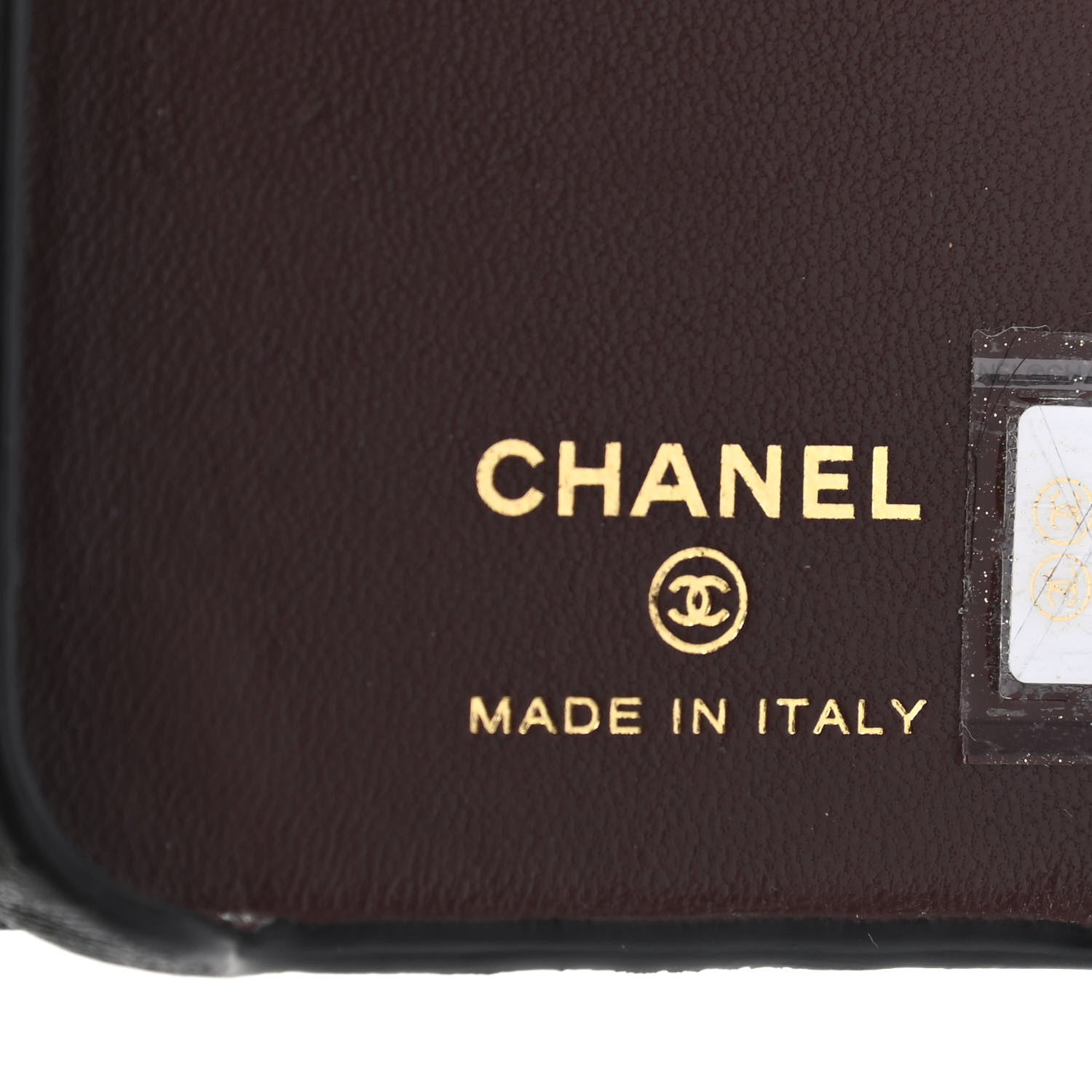 Chanel Lambskin Quilted iPhone XII Holder With Chain Black 4 of 6