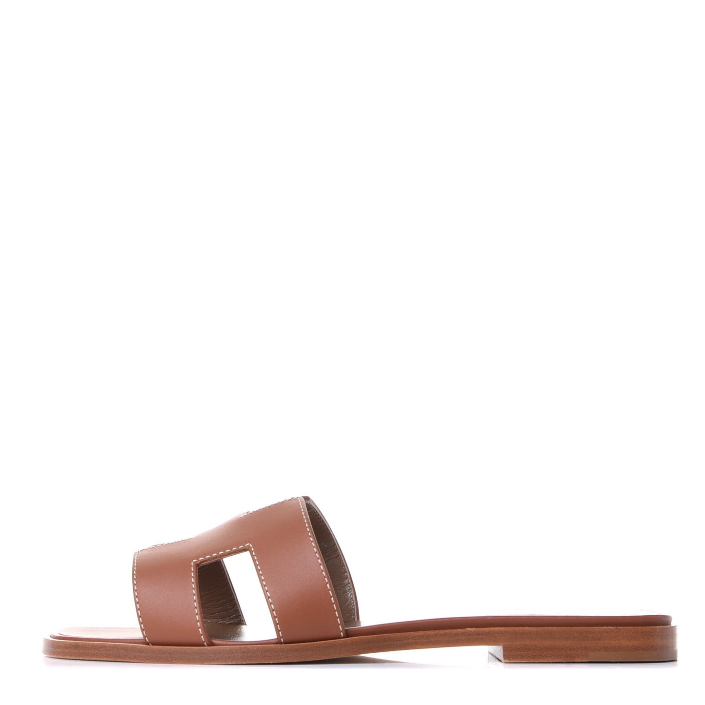 Box Calfskin Oran Sandals 37 Gold