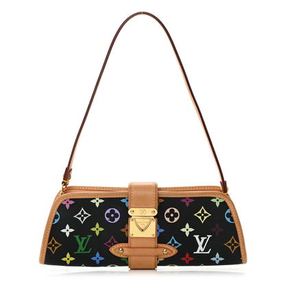 Louis Vuitton Monogram Multicolor Shirley Black 1 of 12