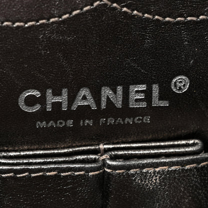 Chanel Metallic Aged Calfskin Quilted 2.55 Reissue 225 Flap Pewter 6 of 13