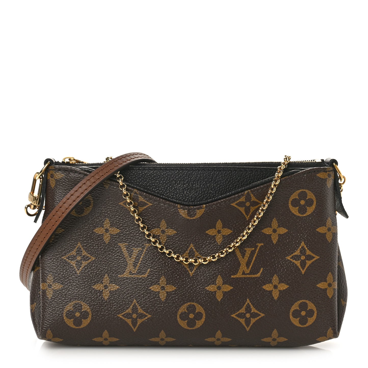 Monogram Pallas Clutch Black