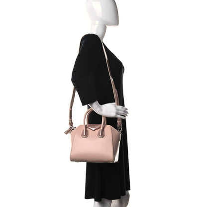Givenchy Metallic Calfskin Mini Antigona Light Pink 2 of 12