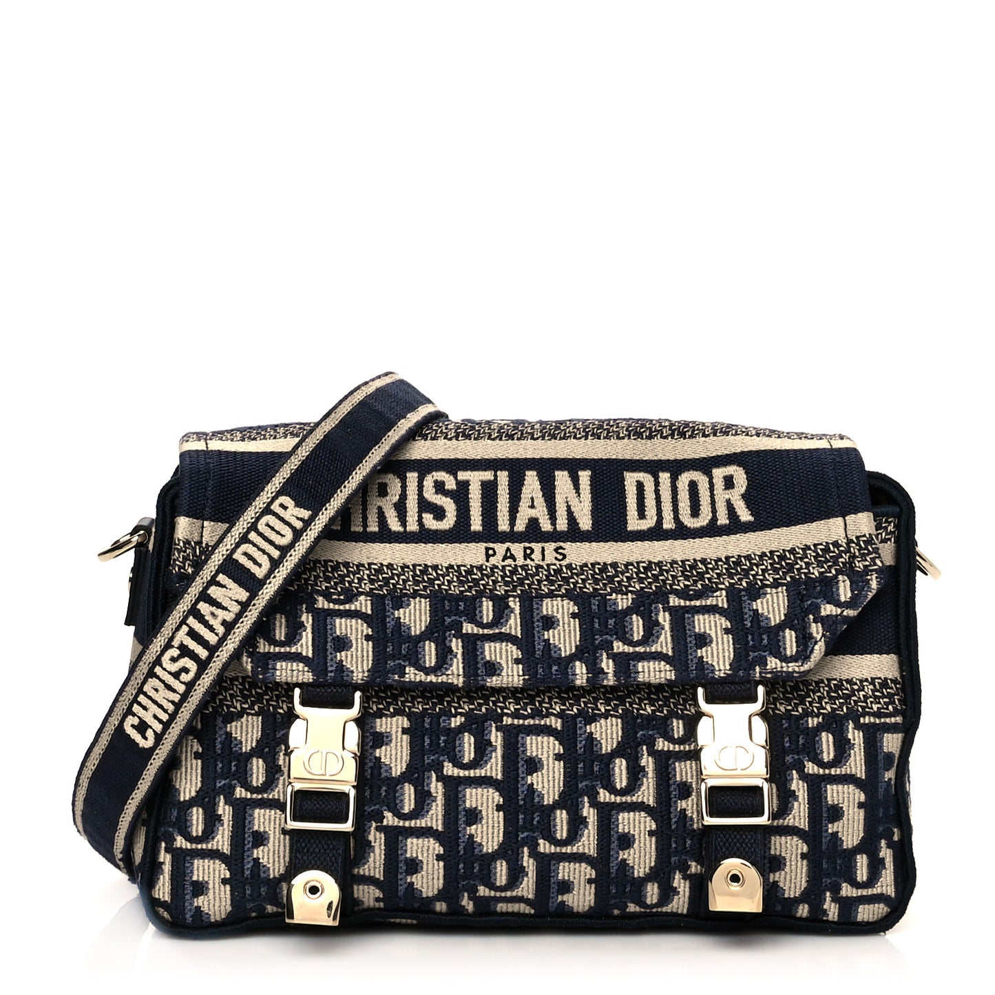 Oblique Small Diorcamp Bag Blue