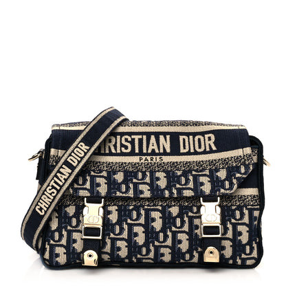 Christian Dior Oblique Small Diorcamp Bag Blue 1 of 10