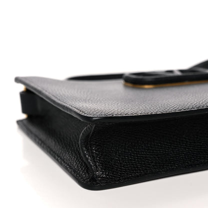 Valentino Garavani Grained Calfskin VSling Pouch Black 8 of 10