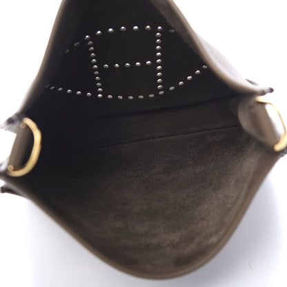 Hermes Taurillon Clemence Evelyne III PM Etoupe 4 of 10