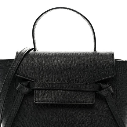 Celine Grained Calfskin Nano Belt Bag Black 8 of 13