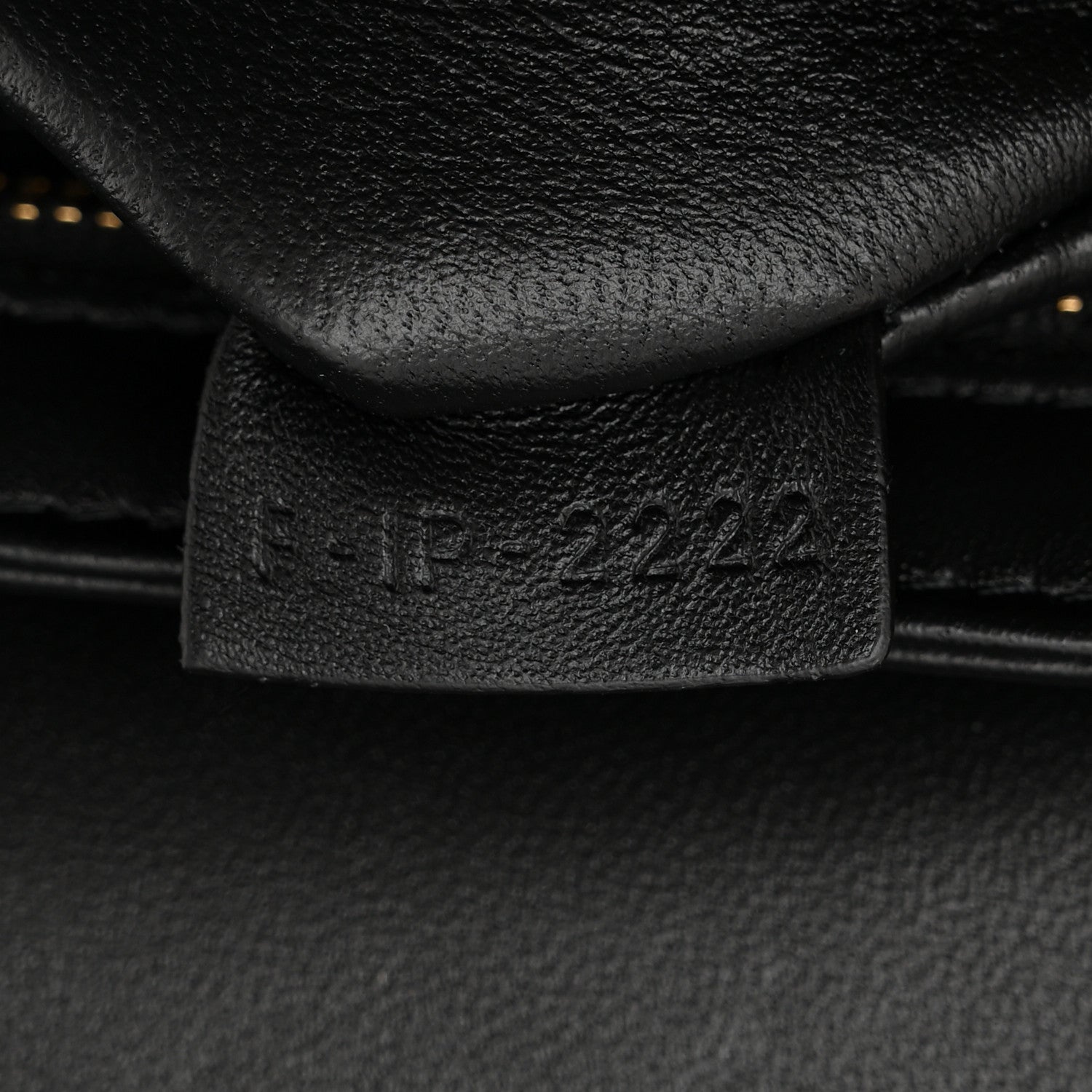 Celine Shiny Calfskin Teen Triomphe Black 8 of 12