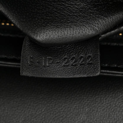 Celine Shiny Calfskin Teen Triomphe Black 8 of 12