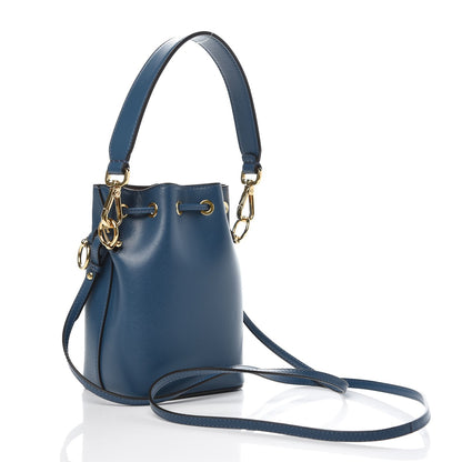 Fendi Vitello Liberty Lucido F is Fendi Mini Mon Tresor Bucket Bag Blue 4 of 10