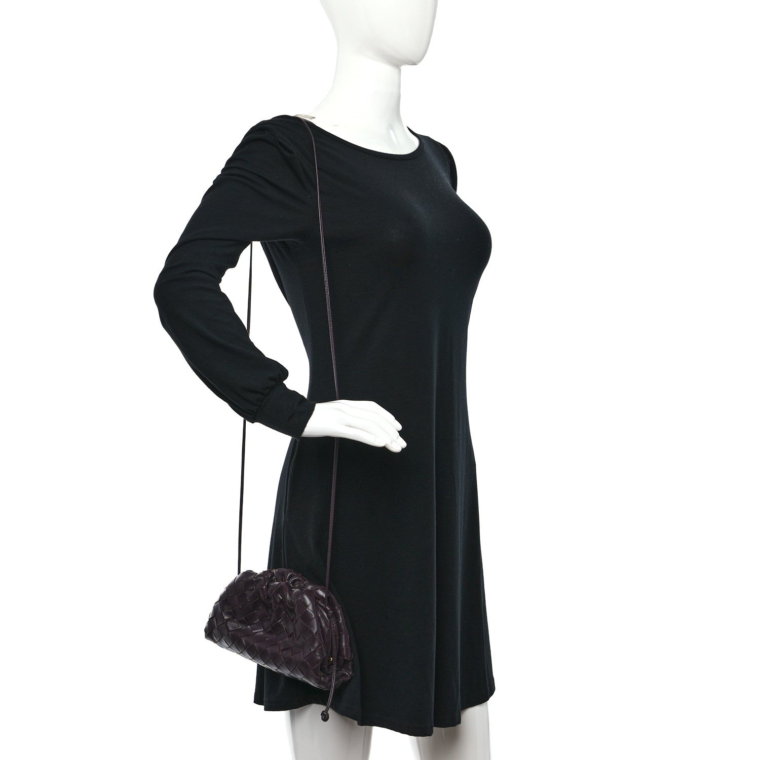 Bottega Veneta Nappa Intrecciato The Mini Pouch Grape 2 of 9