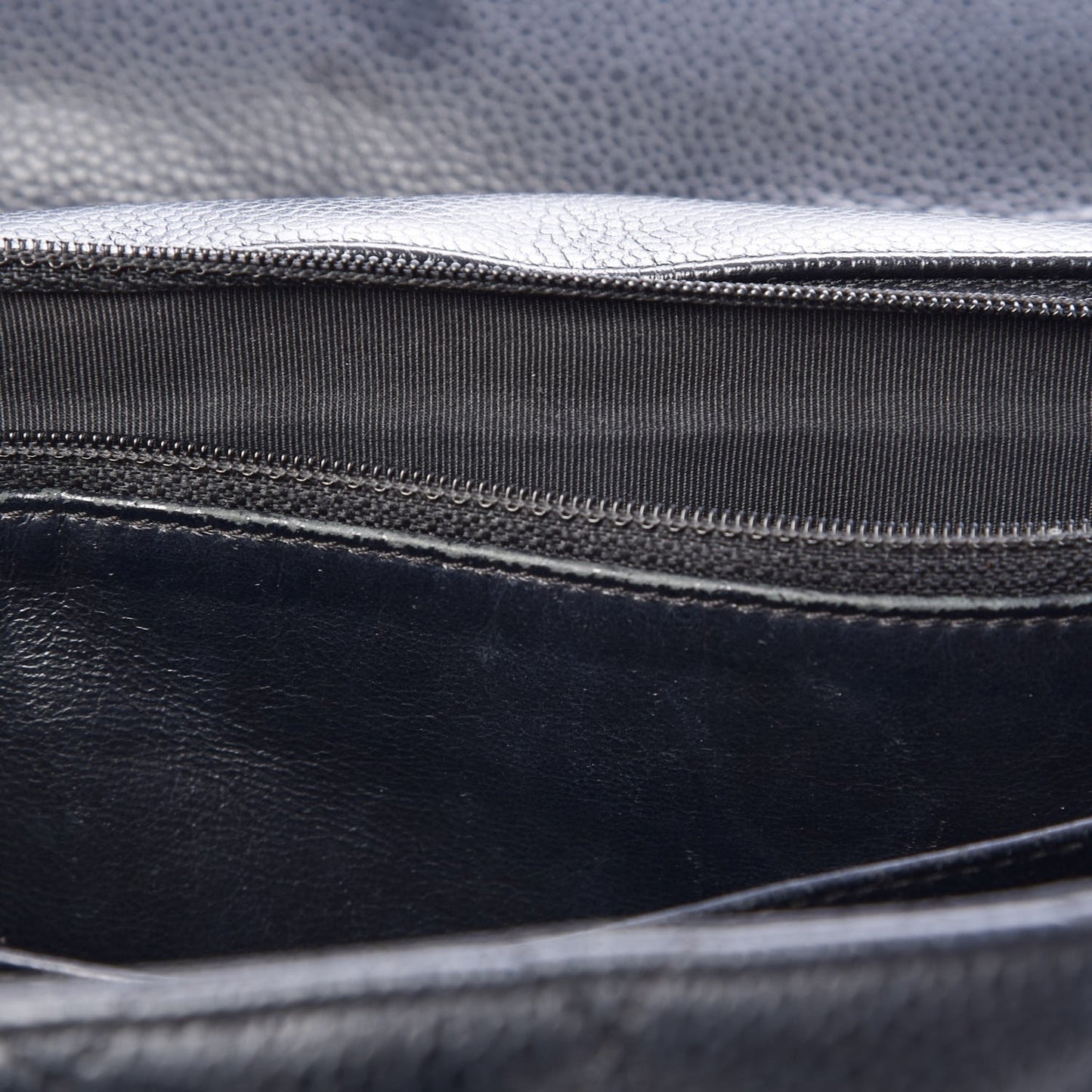 Caviar Quilted Jumbo Single Flap Black