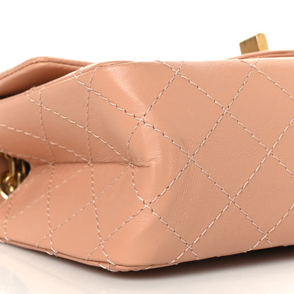 Chanel Aged Calfskin Quilted 2.55 Reissue Mini Flap Beige 8 of 9