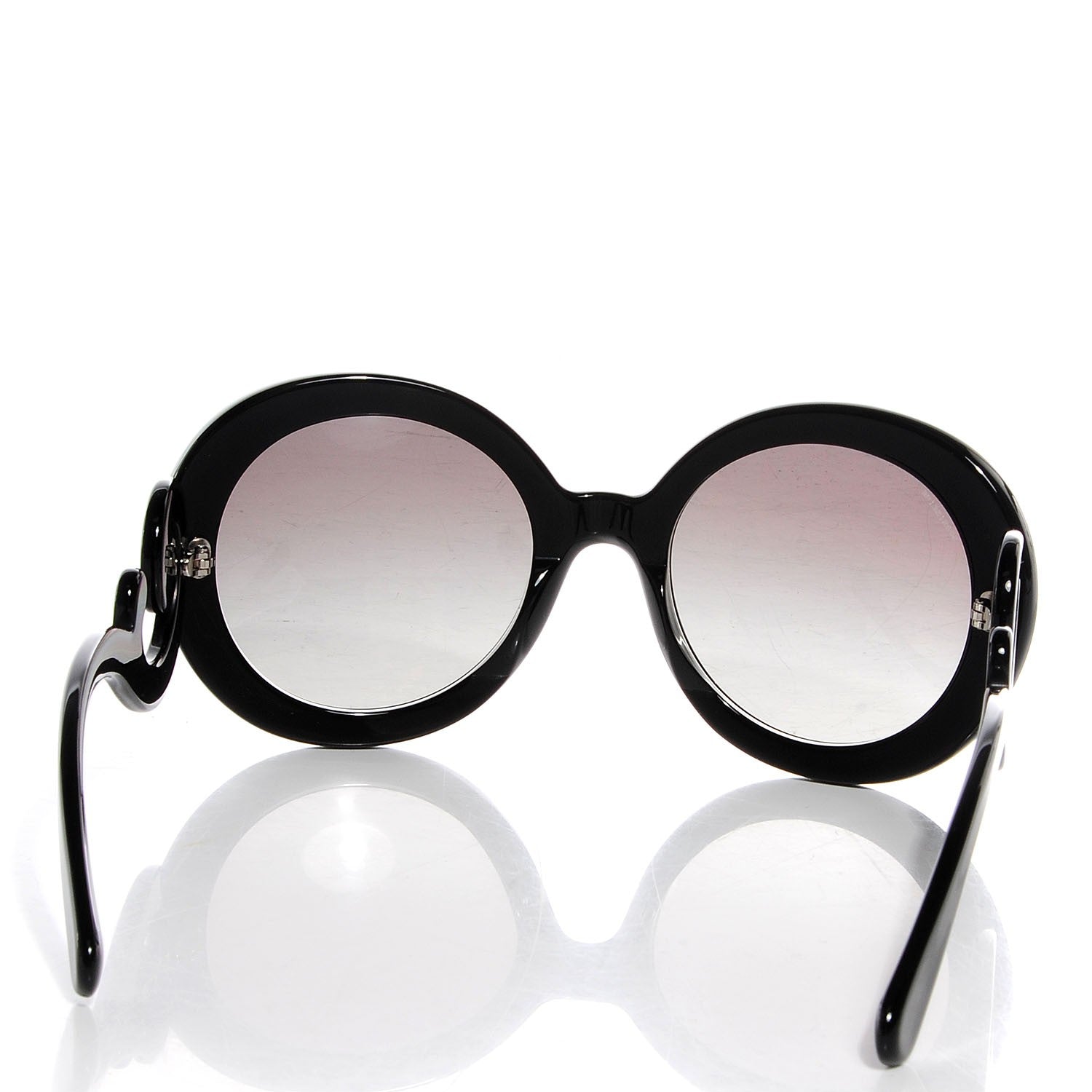 Prada Baroque Sunglasses SPR 27N Black 2 of 5