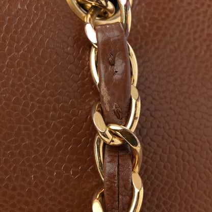 Chanel Caviar CC Shoulder Bag Brown 12 of 14