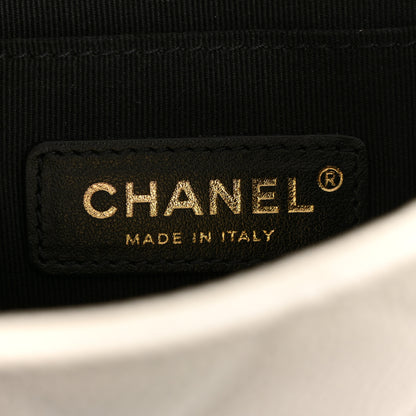 Chanel Caviar Quilted Mini Chain Soul Flap White 6 of 13