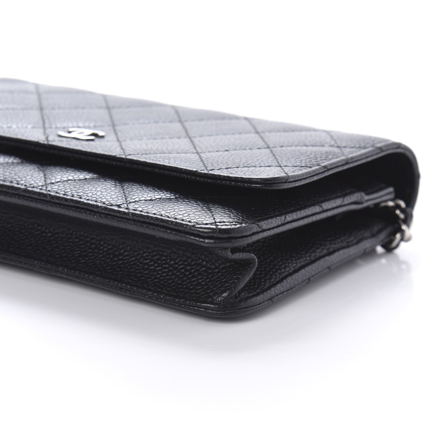 Chanel Caviar Quilted Wallet On Chain WOC Black 7 of 11