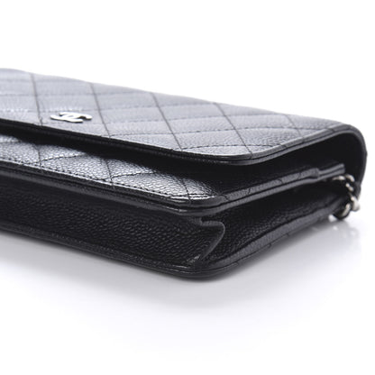 Chanel Caviar Quilted Wallet On Chain WOC Black 7 of 11