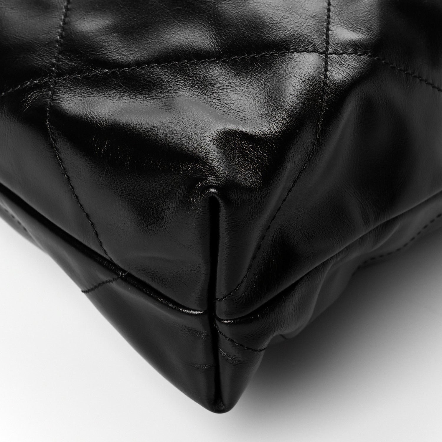 Chanel Shiny Calfskin Quilted Chanel 22 Black 11 of 12