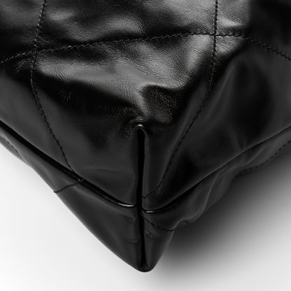 Chanel Shiny Calfskin Quilted Chanel 22 Black 11 of 12