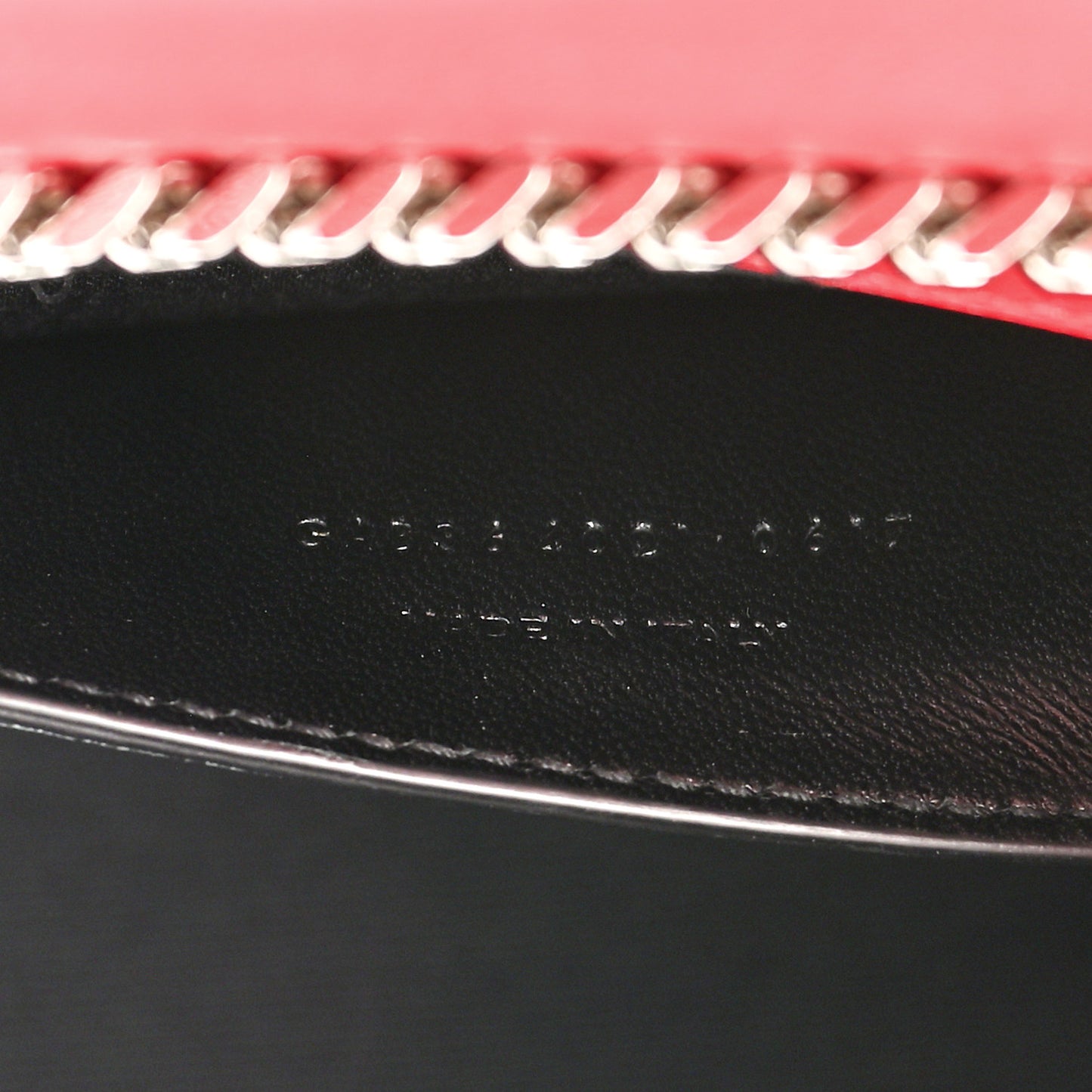 Grain De Poudre Medium Monogram Kate Satchel Red