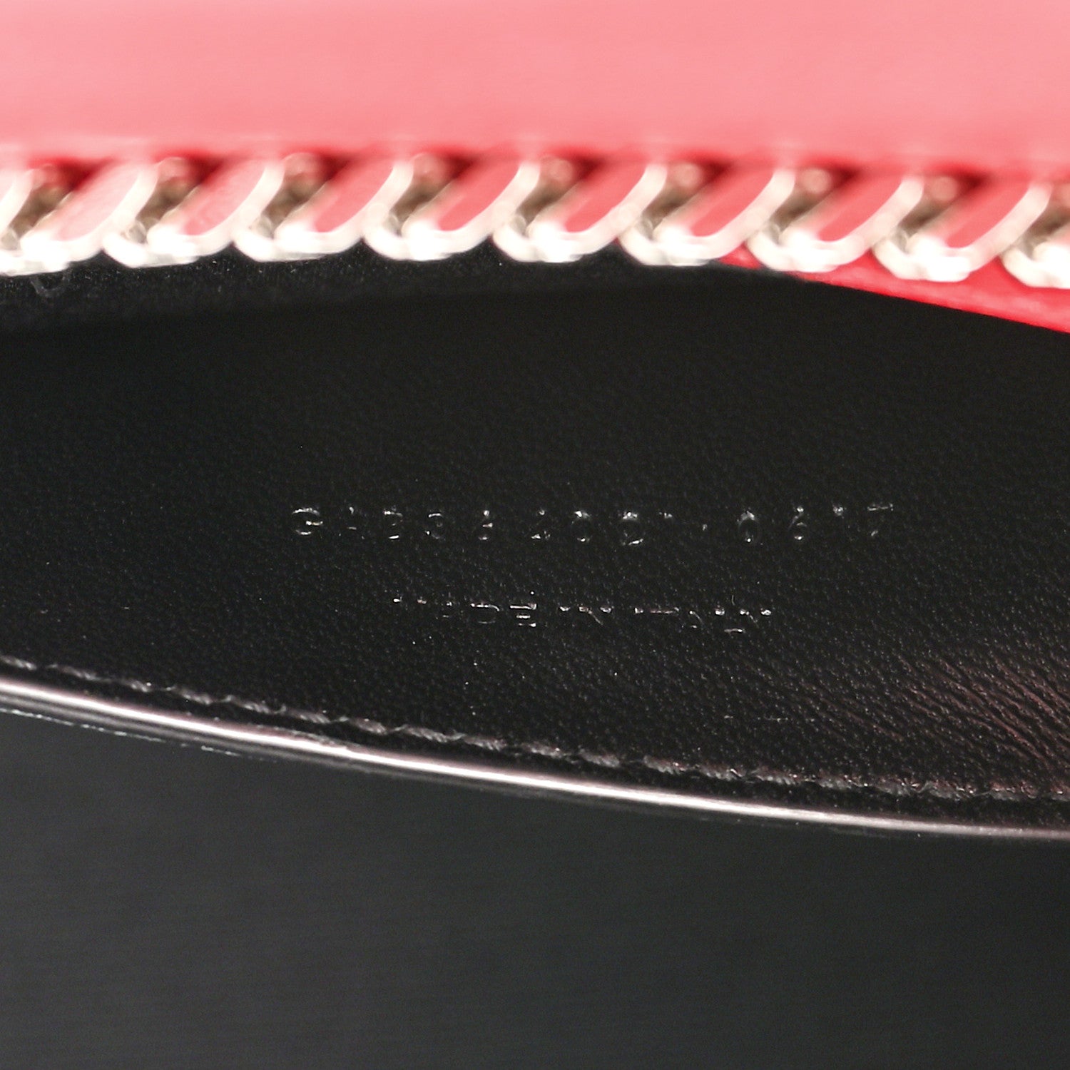 Saint Laurent Grain De Poudre Medium Monogram Kate Satchel Red 4 of 11