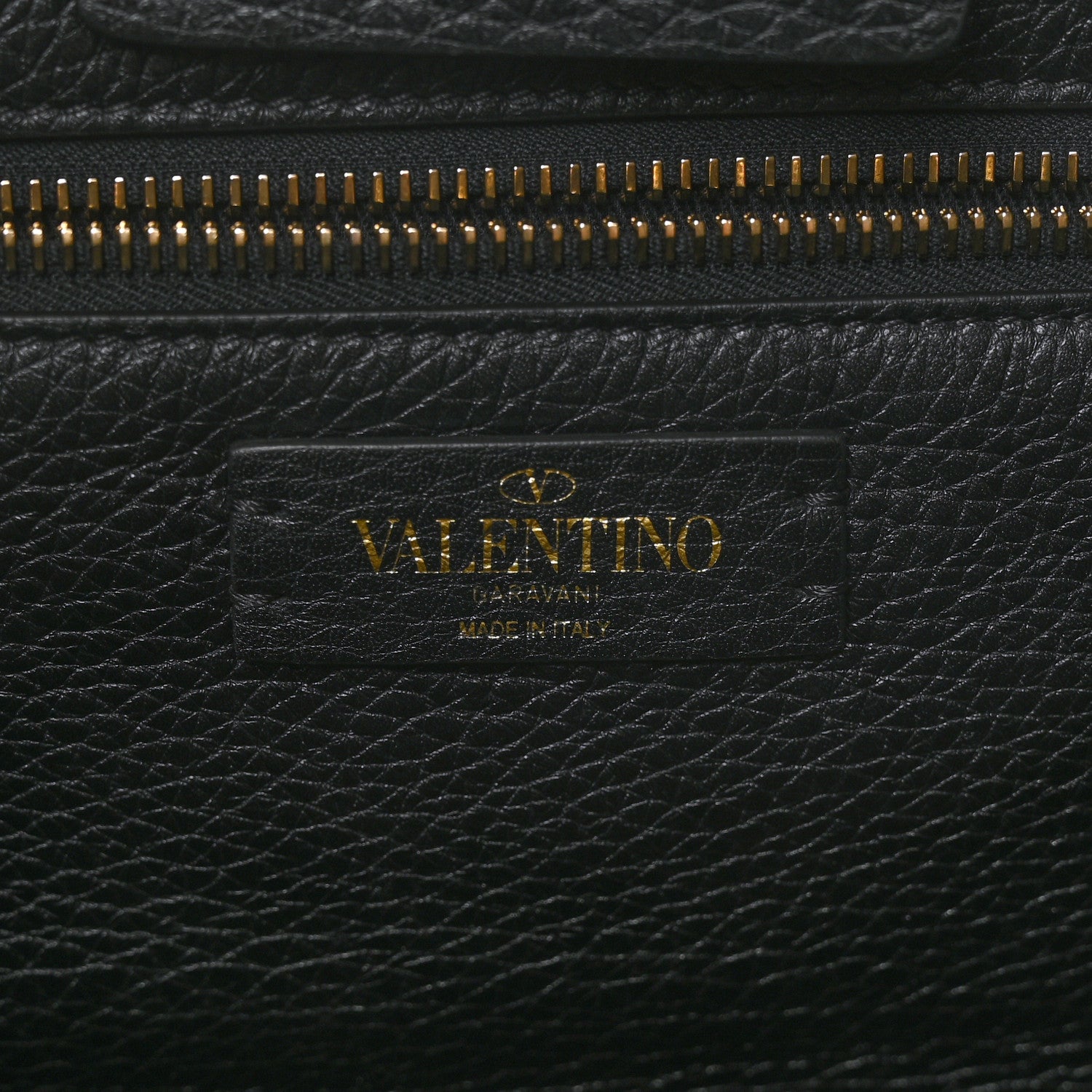 Valentino Garavani Grained Calfskin Medium Rockstud Tote Black 5 of 7