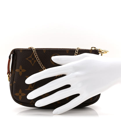 Louis Vuitton Monogram Mini Pochette Accessories 2 of 8