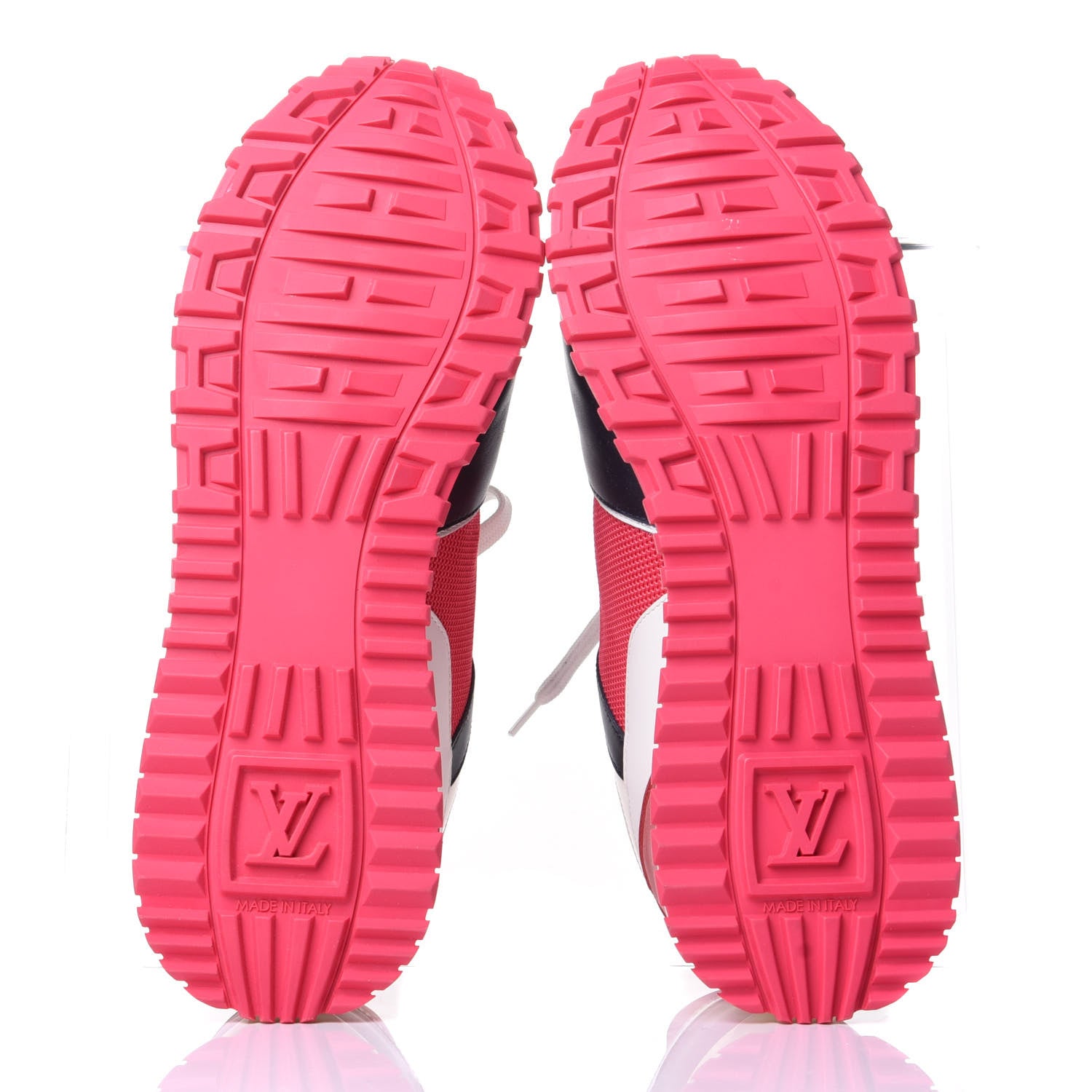Louis Vuitton Calfskin Run Away Sneakers 37.5 Framboise Pink 7 of 10